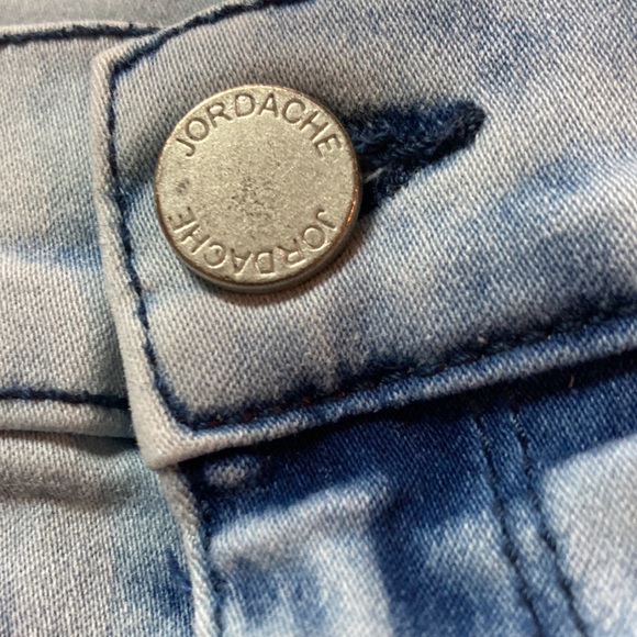 Kids Acid Jordache wash blue jeans Unisex for kids Size 14 in kids very strechy - Picture 6 of 6